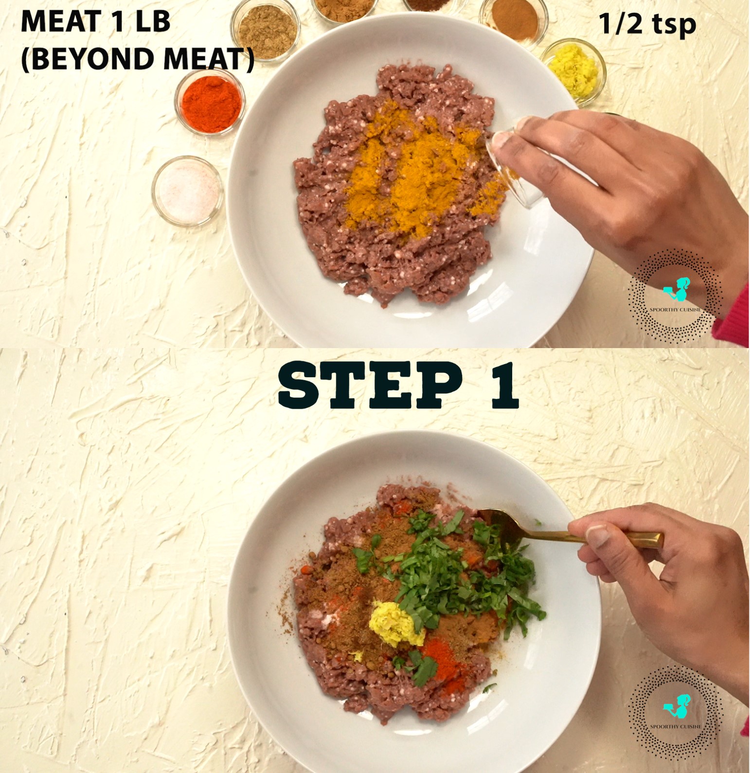 vegan-keema-curry-beyond-meat-plant-based-spoorthycuisine