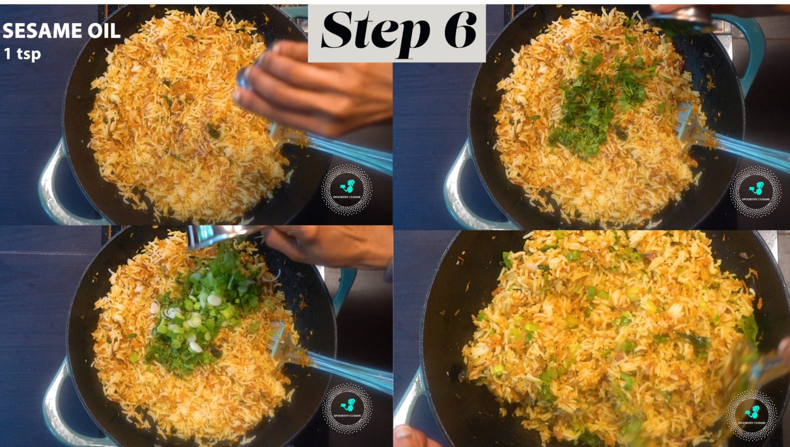 Boiled Egg Fried Rice | Easy Egg Fried Rice Recipe - Spoorthycuisine.com