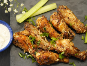 Garlic Parmesan Chicken Wings | Domino’s Style - Spoorthycuisine.com