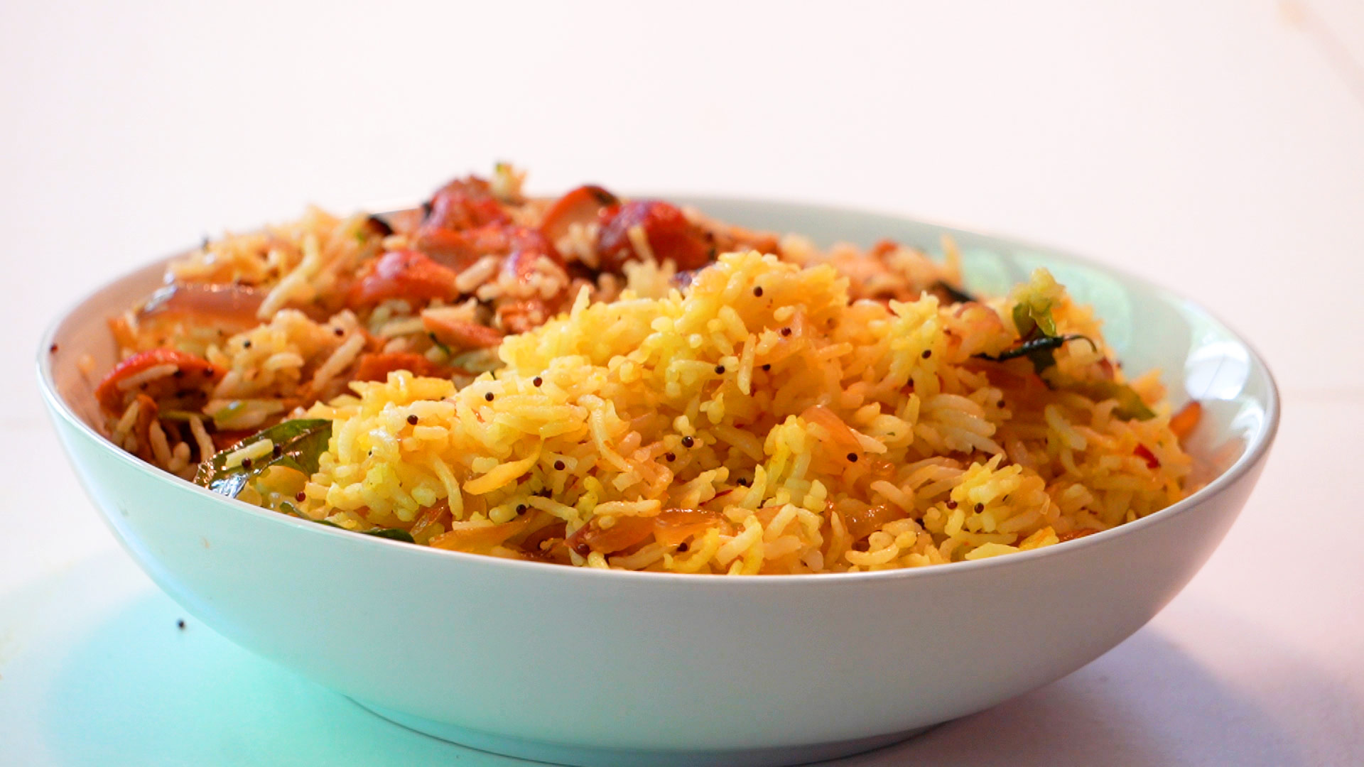 Tandoori Chicken Fried Rice | and Saffron Rice -Spoorthycuisine.com